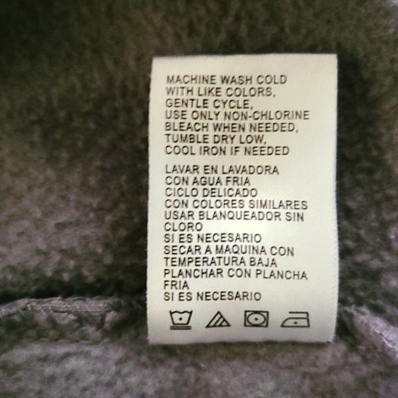 𝅺3/$20 Weatherproof Vintage Gray Quarter Zip Pullover - Picture 5 of 5